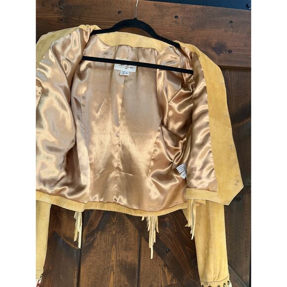 Scully vintage women’s XL leather beaded fringe jacket - Picture 8 of 10